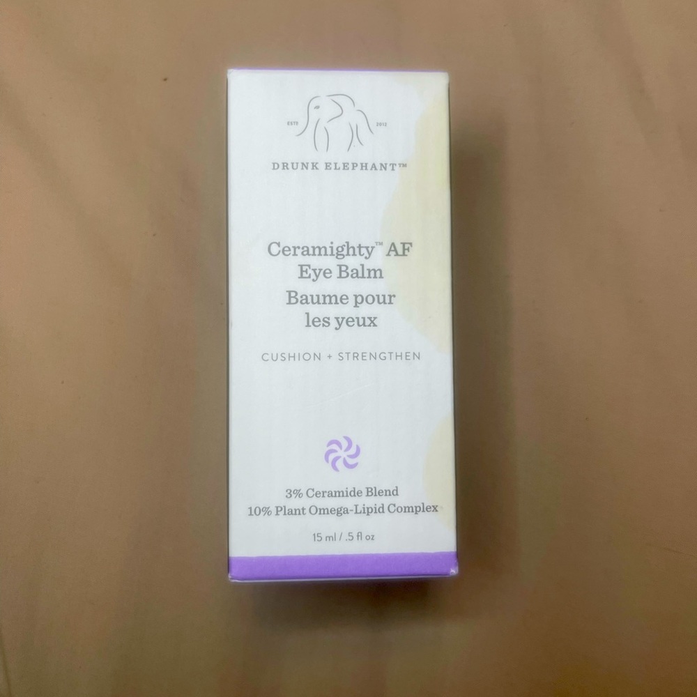 Drunk Elephant Ceramighty AF Eye Balm Baume Pour les yeux 3% Plant Omega-Lipid
